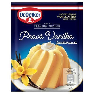 PUDING PREMIUM PRAVÁ VANILKA SMOTANOVÁ 40g OETKER