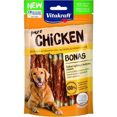 POCHÚŤKA PES TYČINKY CHICKEN BONAS 80g VITAKRAFT