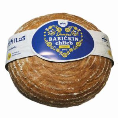CHLIEB TMAVÝ DOMÁCI BABIČKIN OKRÚHLY 900g ILaS