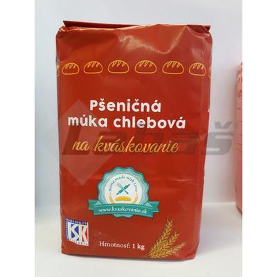 MÚKA PŠENIČNÁ CHLEBOVÁ NA KVÁSKOVANIE 1kg MLYN TRENČAN