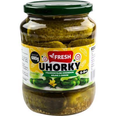 UHORKY STERILIZOVANÉ 6-9cm 680g / PP 340g FRESH