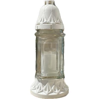 KAHANEC NÁHROBNÝ KAPLNKA SO SVIEČKOU 60g MIX FARIEB SKLO