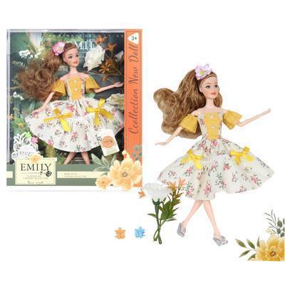 BÁBIKA KĹBOVÁ MÓDNA EMILY 3,29cm CORBI TOYS