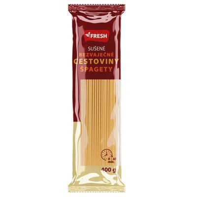 CESTOVINY ŠPAGETY BEZVAJEČNÉ 400g FRESH