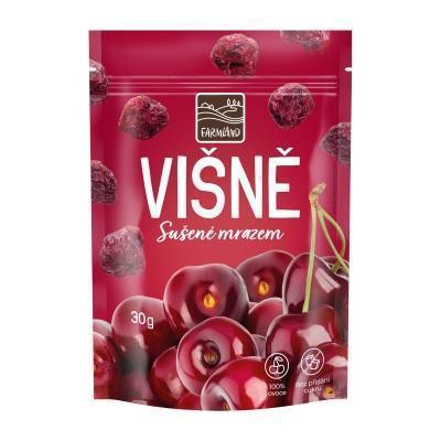VIŠNE SUŠENÉ MRAZOM 30g FARMLAND