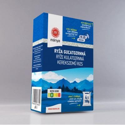 RYŽA VARNÉ VRECKÁ GUĽATÁ 4x100g MÁNYA