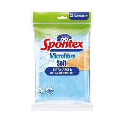 HANDRA NA PODLAHU Z MIKROVLÁKNA 50x60cm SOFT SPONTEX