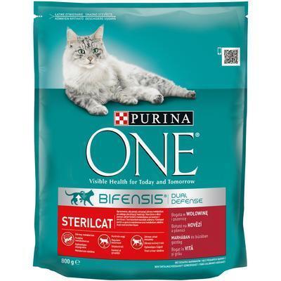 GRANULE MAČKA PURINA ONE STERILCAT HOVÄDZIE MÄSO A PŠENICA 800g
