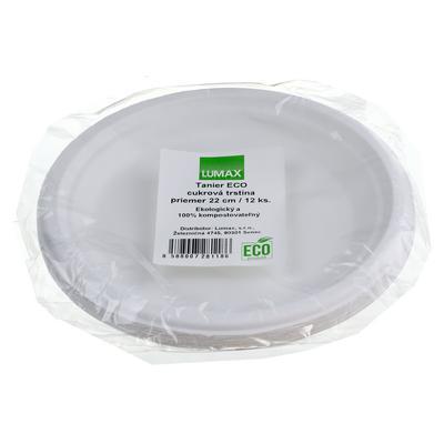 TANIER ECO CUKR. TRSTINA PLYTKÝ 22cm 12ks