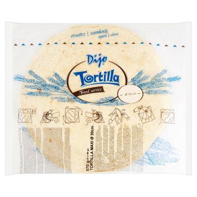 TORTILLA MAXI PŠENIČNÁ 30cm 570g DIJO
